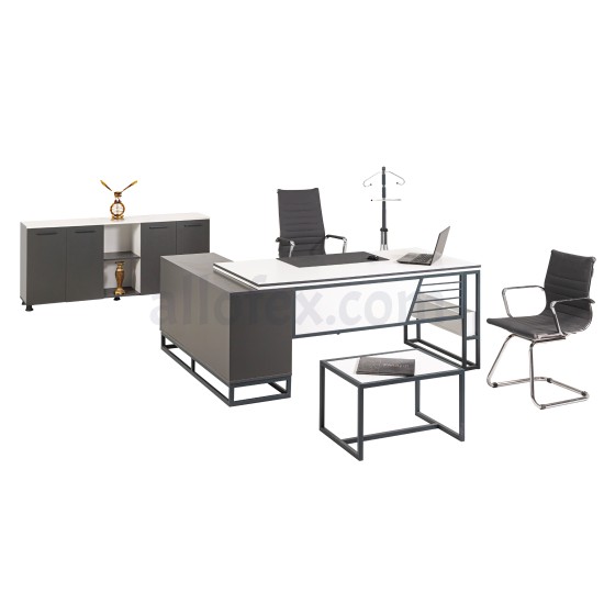 Line Three Piece Office Set